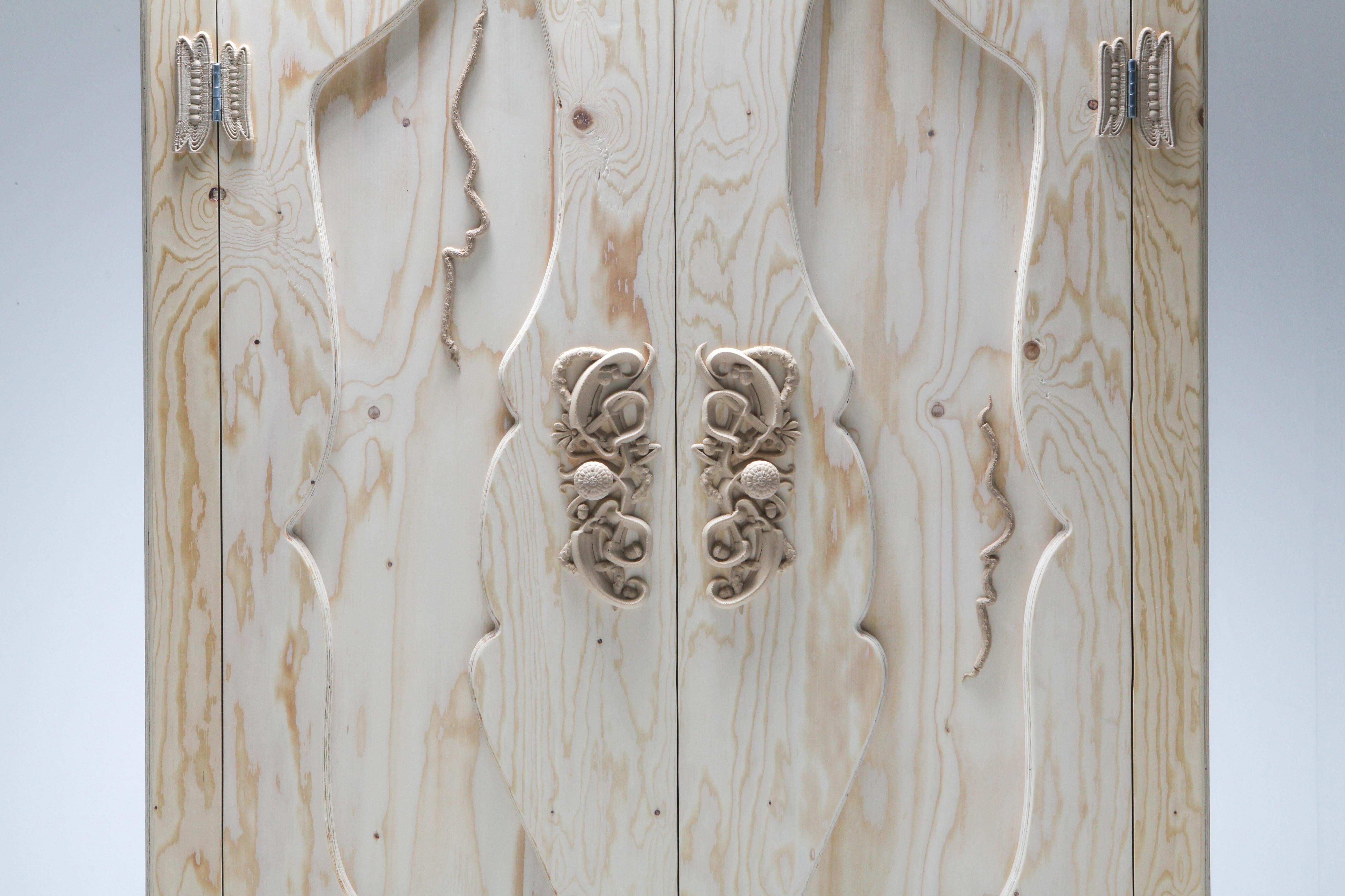 Meuble de rangement ornemental en contreplaqu  bord rond  Wood-Blend Cabinet , Schimmel & Schweikle Neuf - En vente à Antwerp, BE