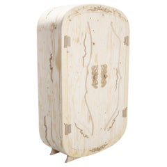 Cabinet in Wood-Blend' Cabinet in compensato ornamentale a bordo rotondo, Schimmel & Schweikle