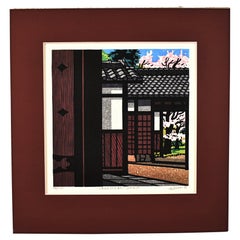 Wood Block Print "Cherries And Spring" by Clifton Karha 24/100