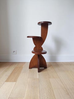 Repose-livre et repose-café en bois - 70s