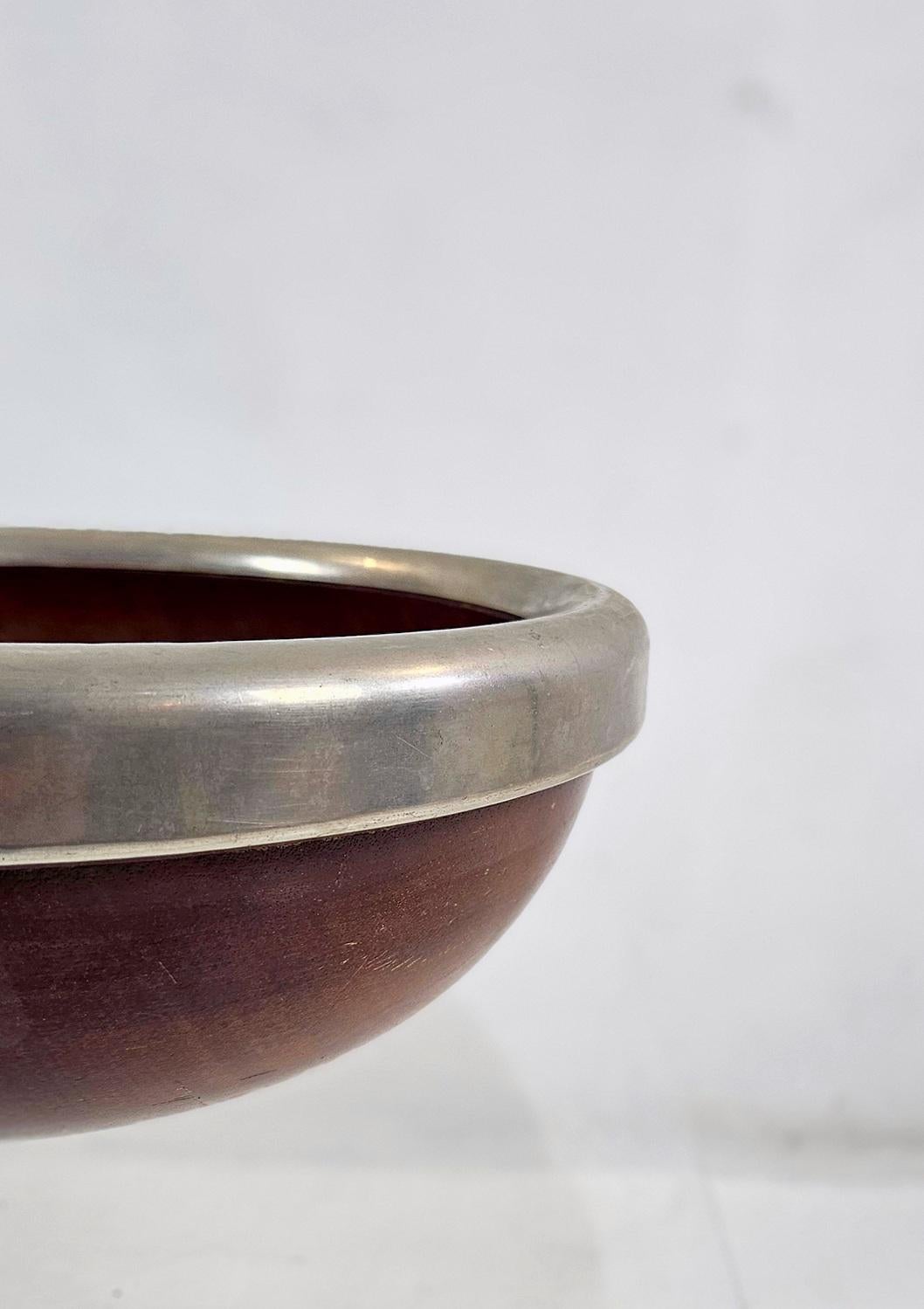 Late 20th Century Wood Bowl By DMK Daniela Mola and Ingo Knuth For Sale