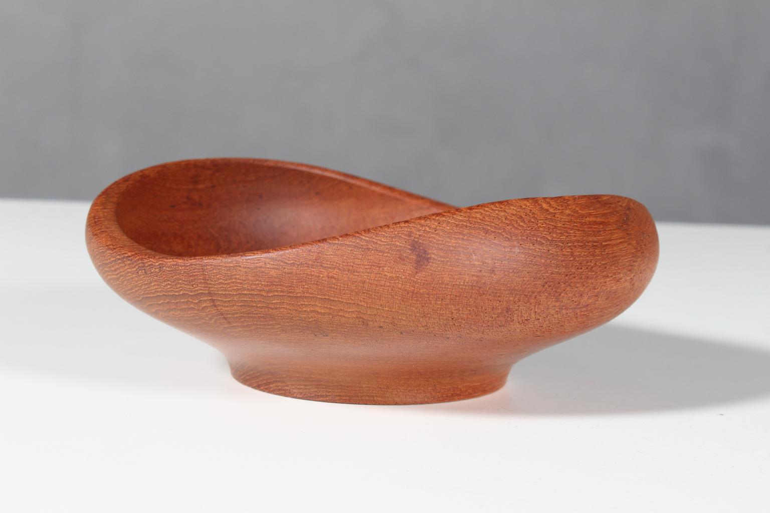 Scandinavian Modern Wood Bowl by Finn Juhl