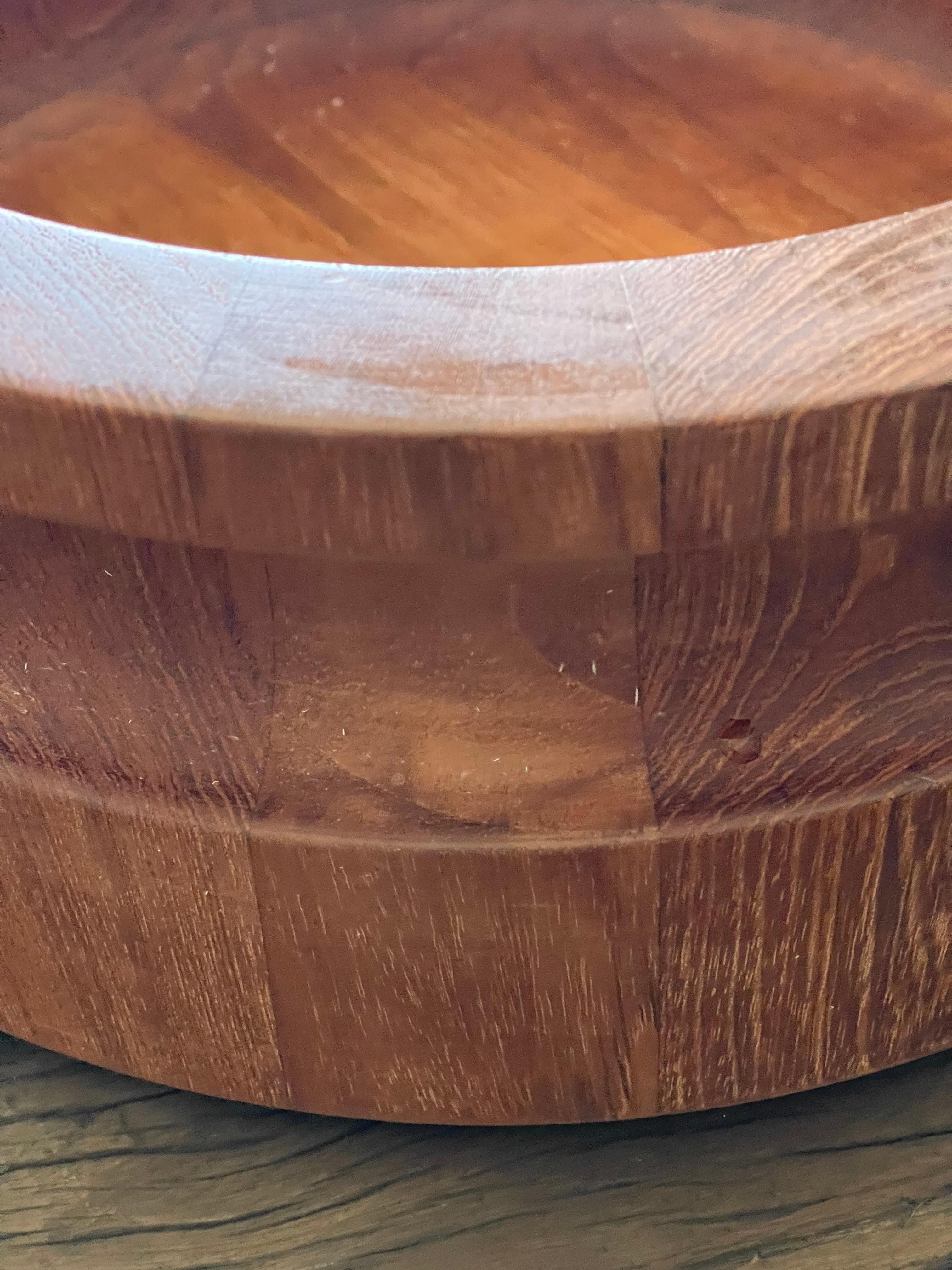Wood Schale Dansk International (Organische Moderne) im Angebot