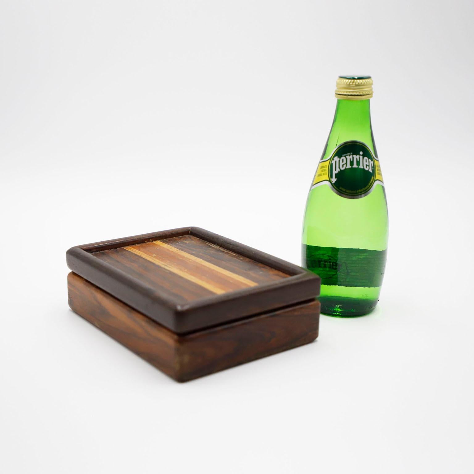 Mid-Century Modern Wood Box by Don Shoemaker For Sale