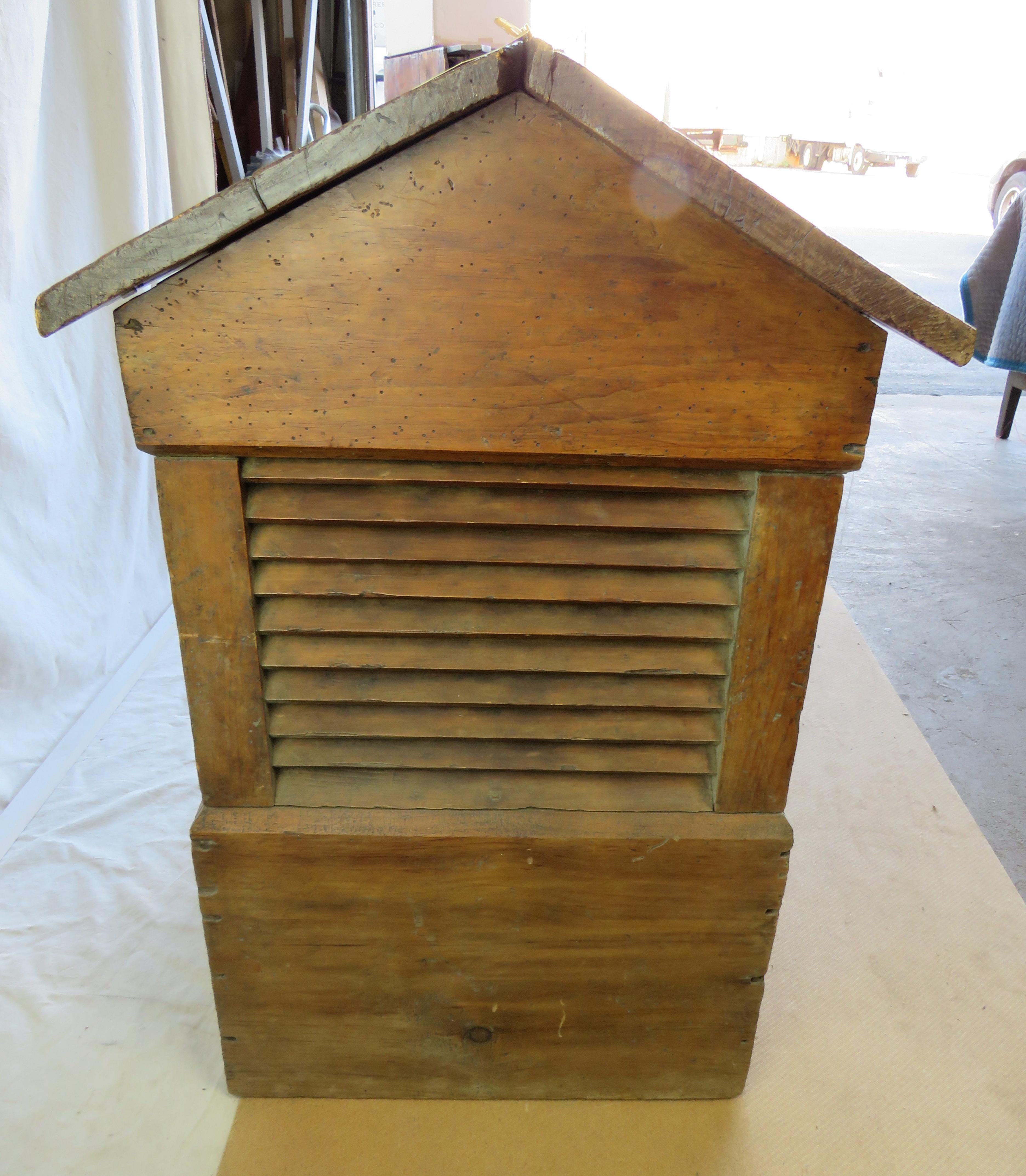 19th Century Cupola Form Wood/Storage Box For Sale 3