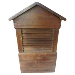 19th Century Cupola Form Wood/Storage Box