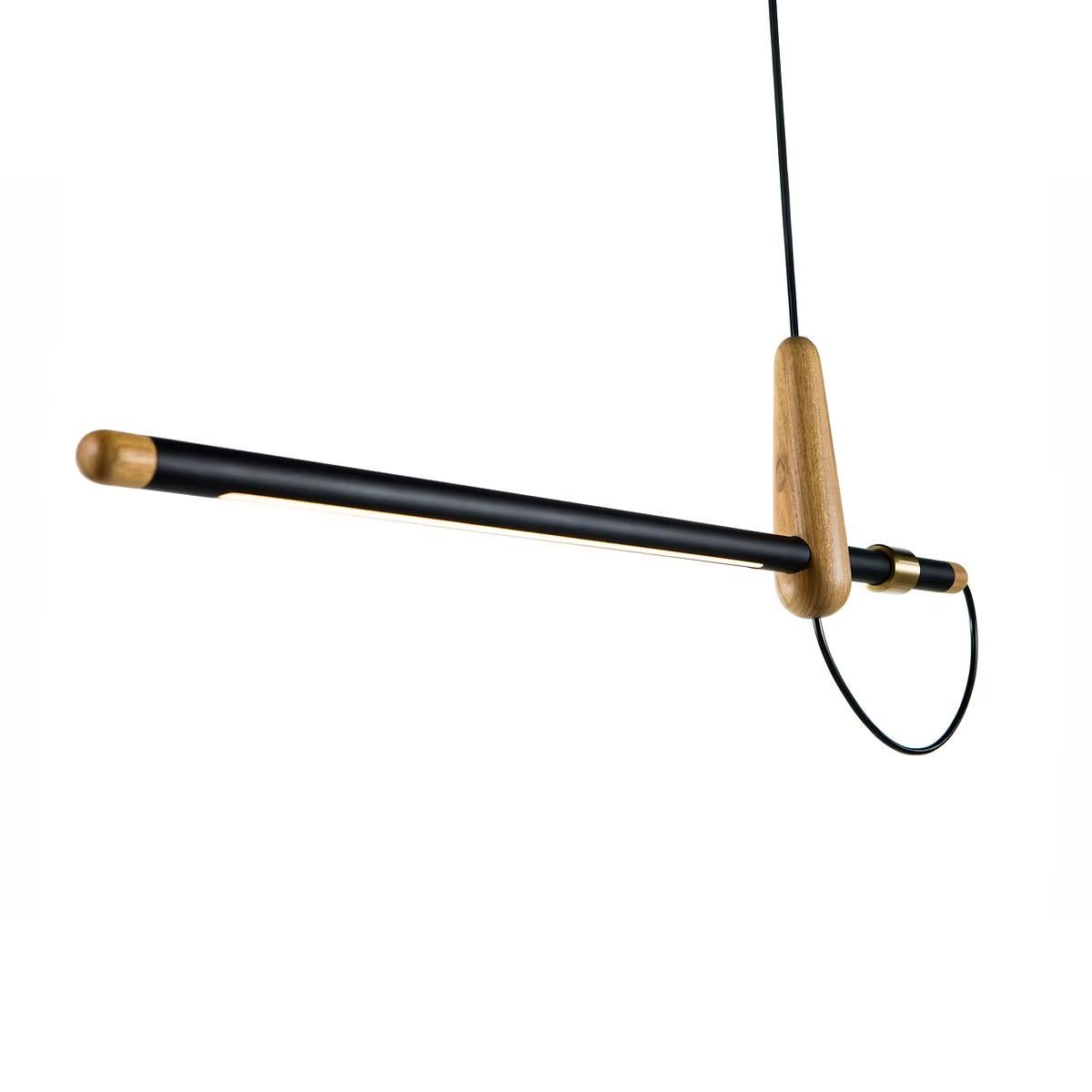 Luminária Costureira de Madera, Latón y Aluminio por Atelier Andre Ferri Atelier A Brasileño en venta