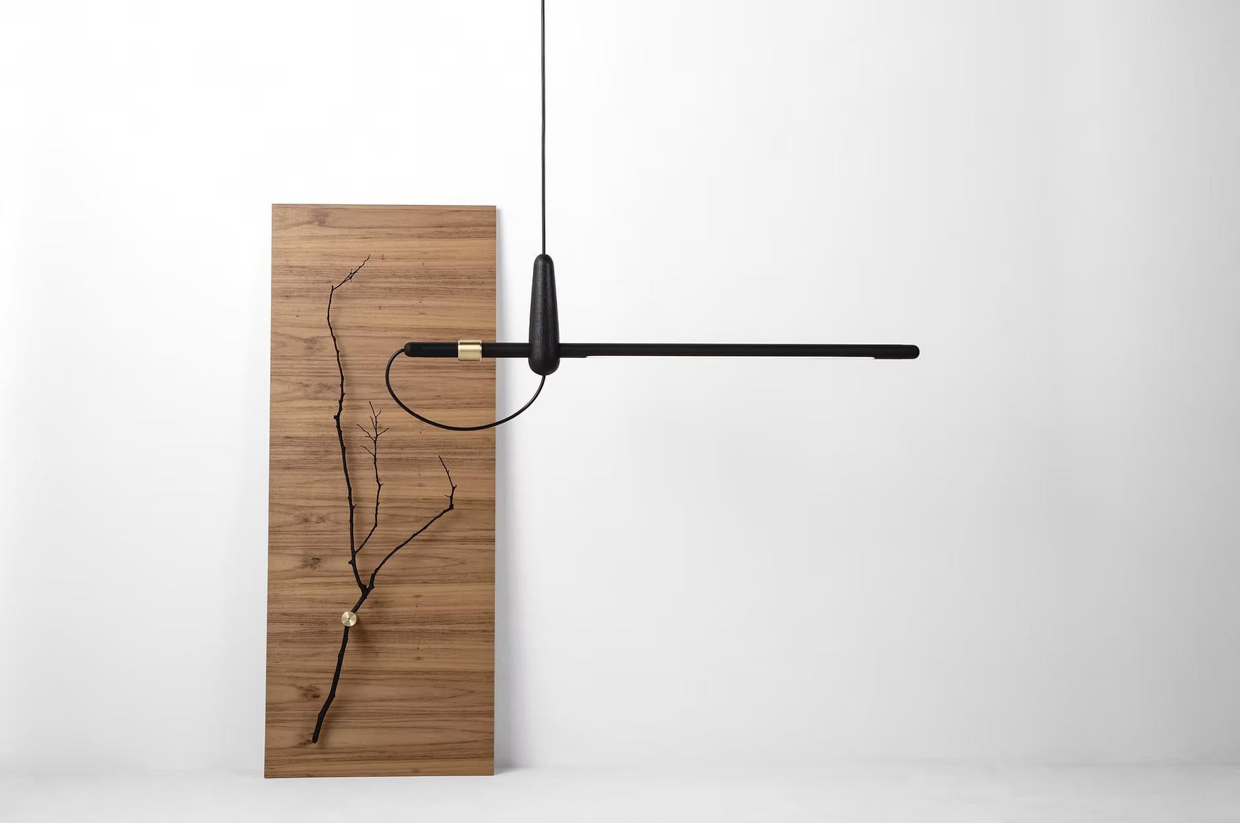 Luminária Costureira de Madera, Latón y Aluminio por Atelier Andre Ferri Atelier A en Nuevo estado para la venta en Geneve, CH