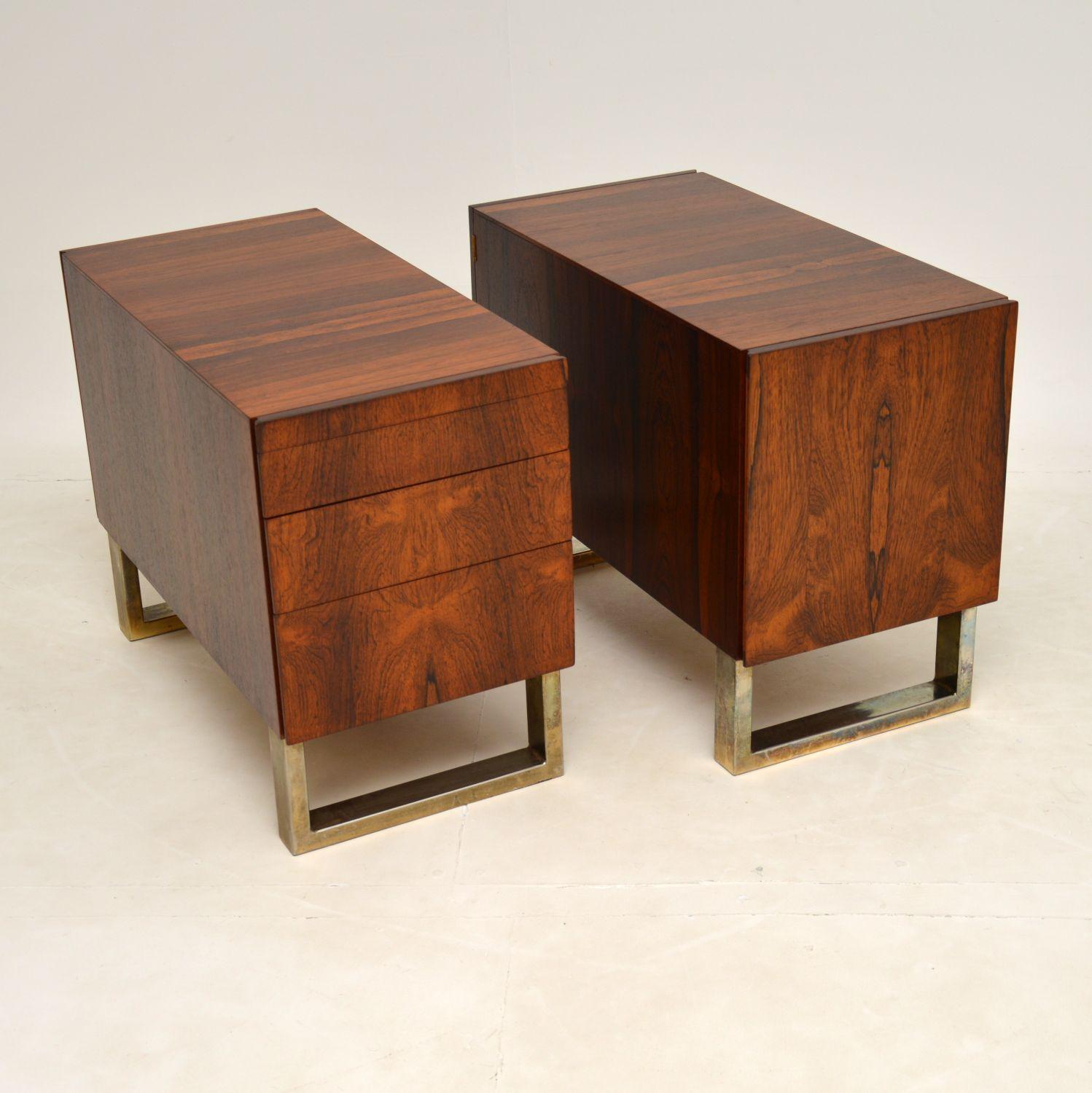 Wood & Brass Vintage Partners Desk 8