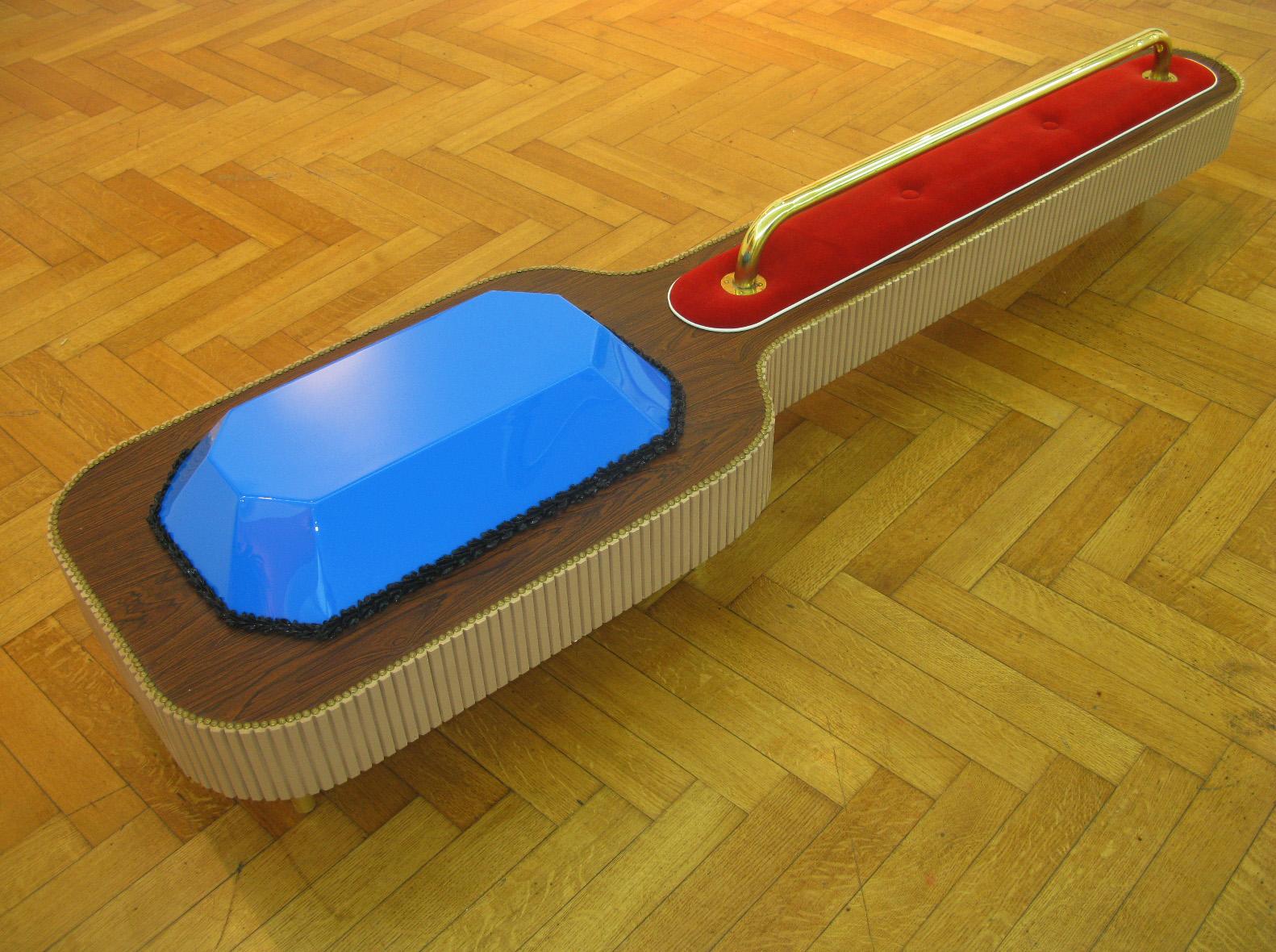 Scultura in legno, bronzo, velluto e acrilico di Daniel Basso, 2011 In condizioni Nuovo in vendita a Buenos Aires, Buenos Aires