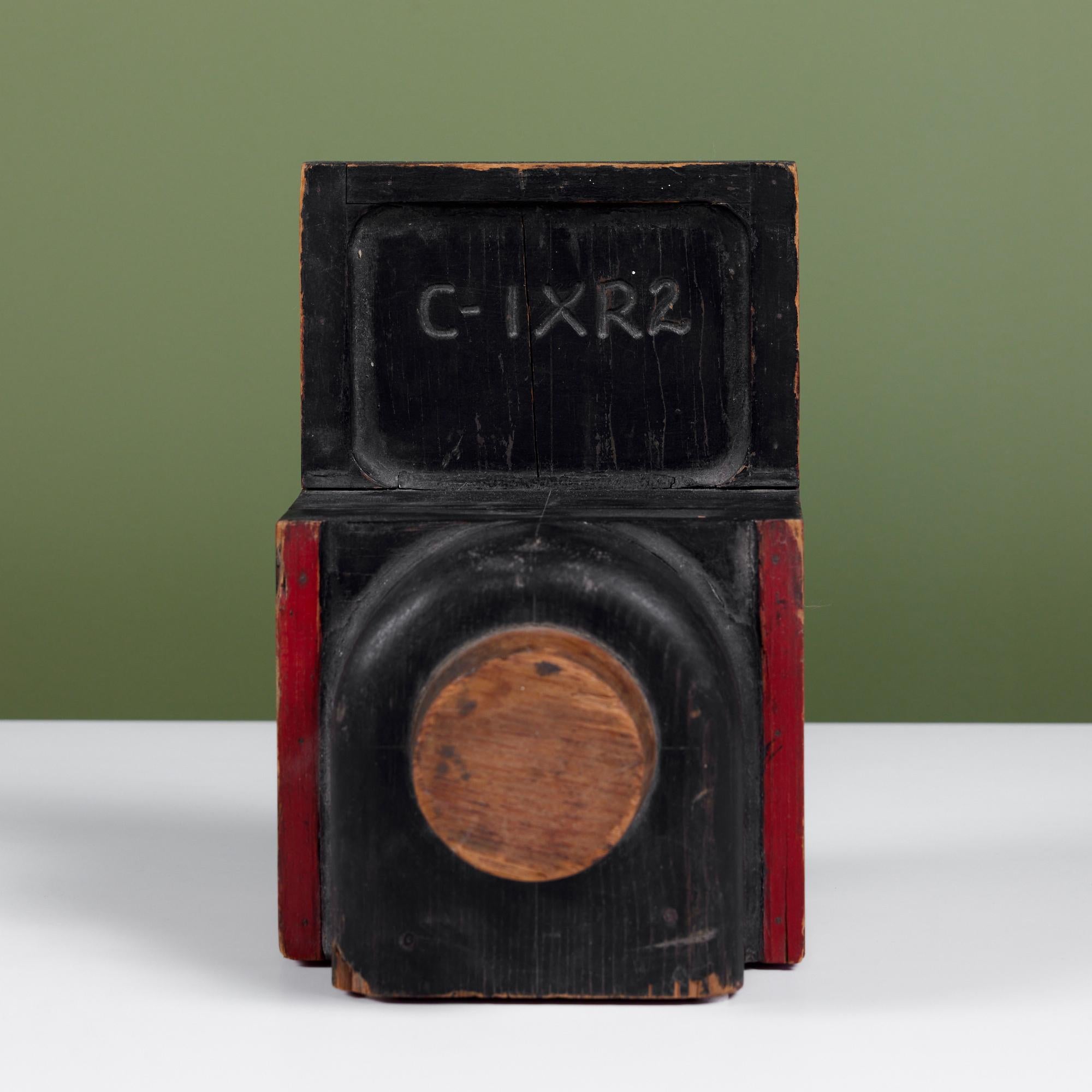 American Wood Camera Found Art For Sale