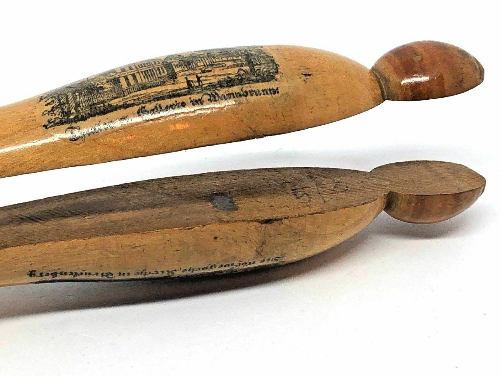 Holz geschnitzt Antik Deutsch Biedermeier Holz Handschuh Bahre im Zustand „Gut“ im Angebot in Nuernberg, DE