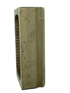 Wood Carved Flower Butter Mold Antique, German, 1860s