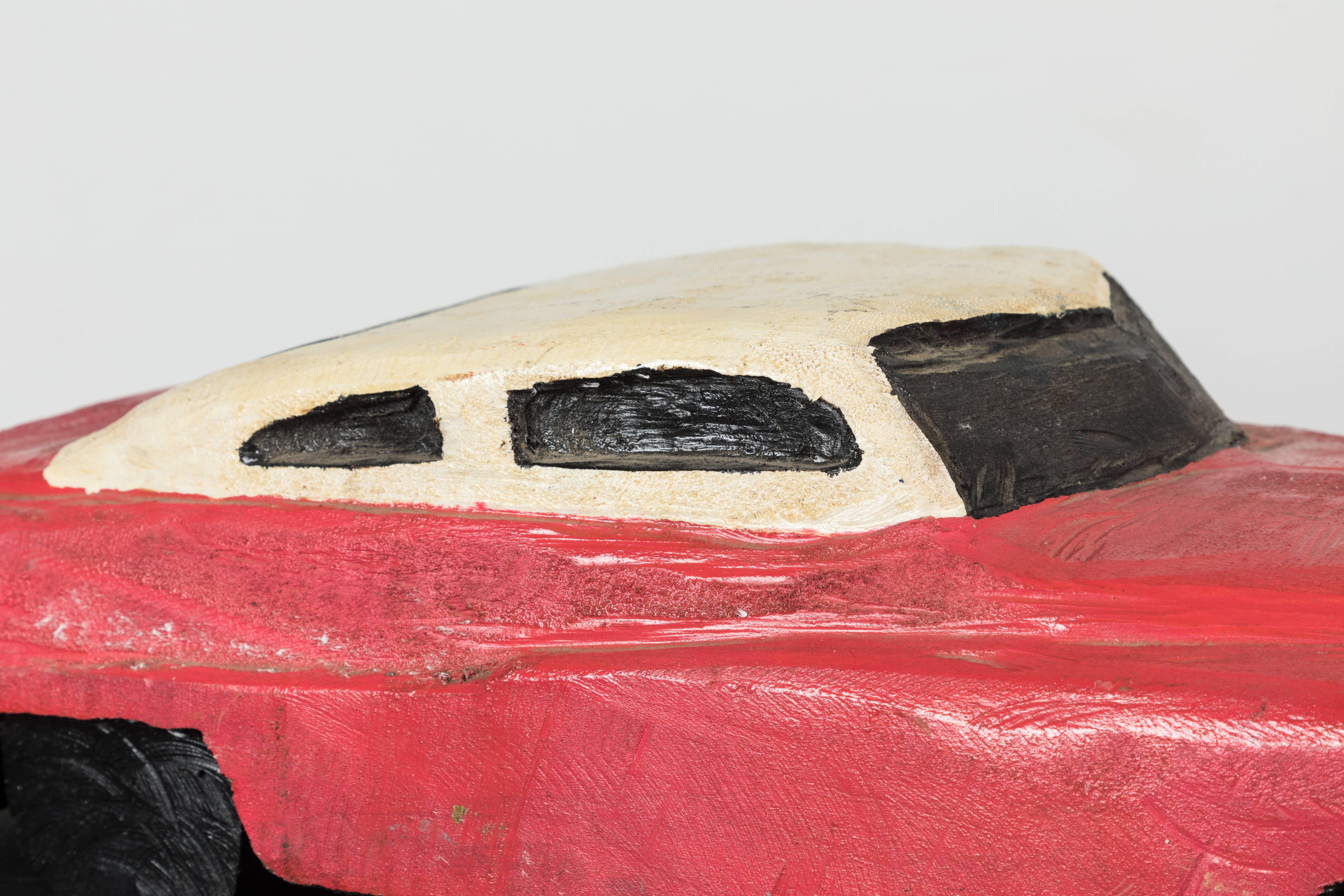 wood carved cars
