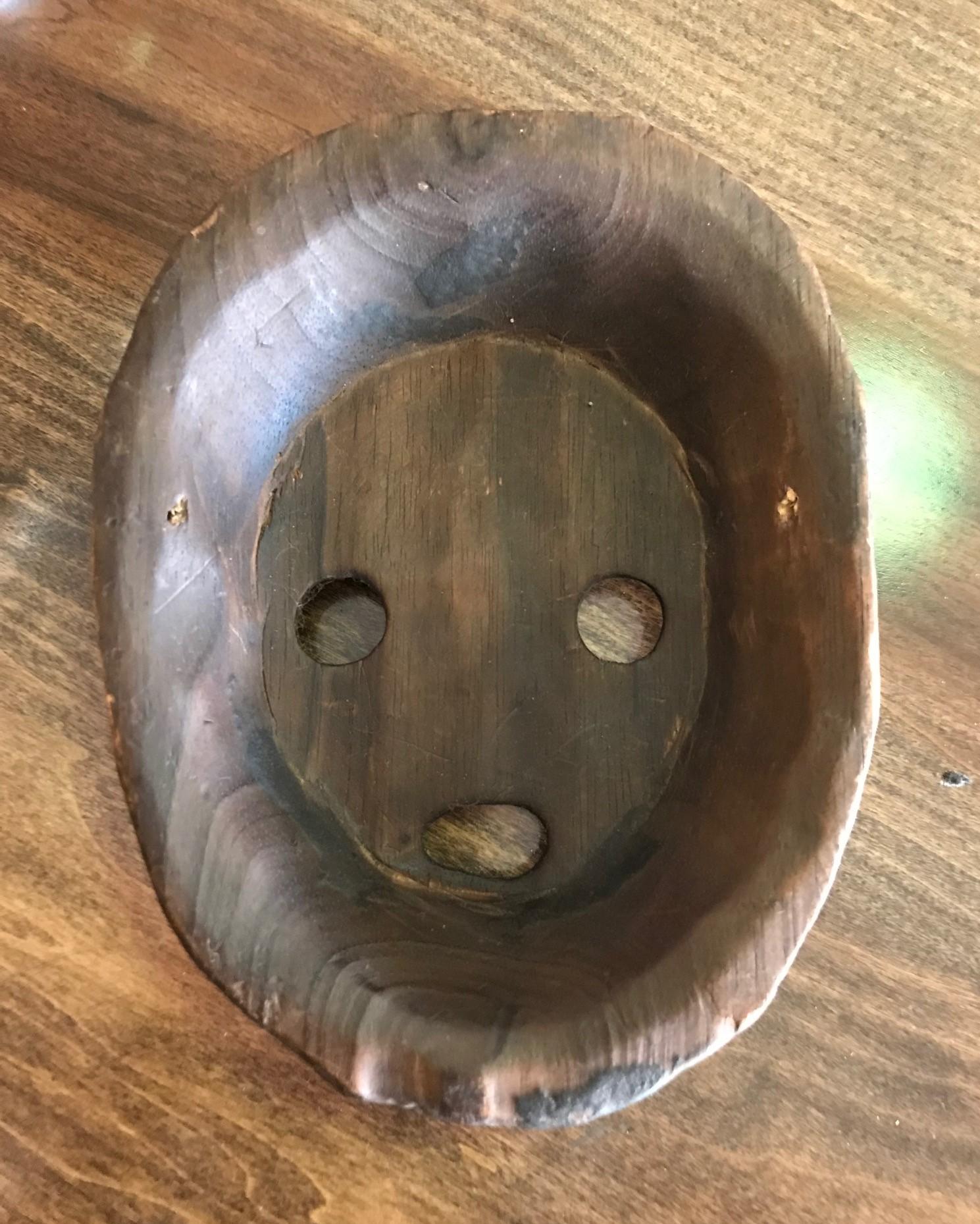 Wood Carved Folk Mask 2