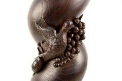 Early 20th Century French Baroque Hand-Carved Oakwood Solomonic Column