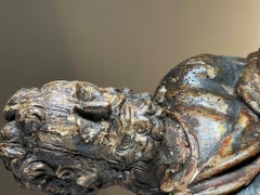 Sculpture en bois d'un saint (Peter)