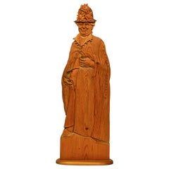 Wood Carving Sculpture 'Grace' by Rick Harney Noted Illinois Artist