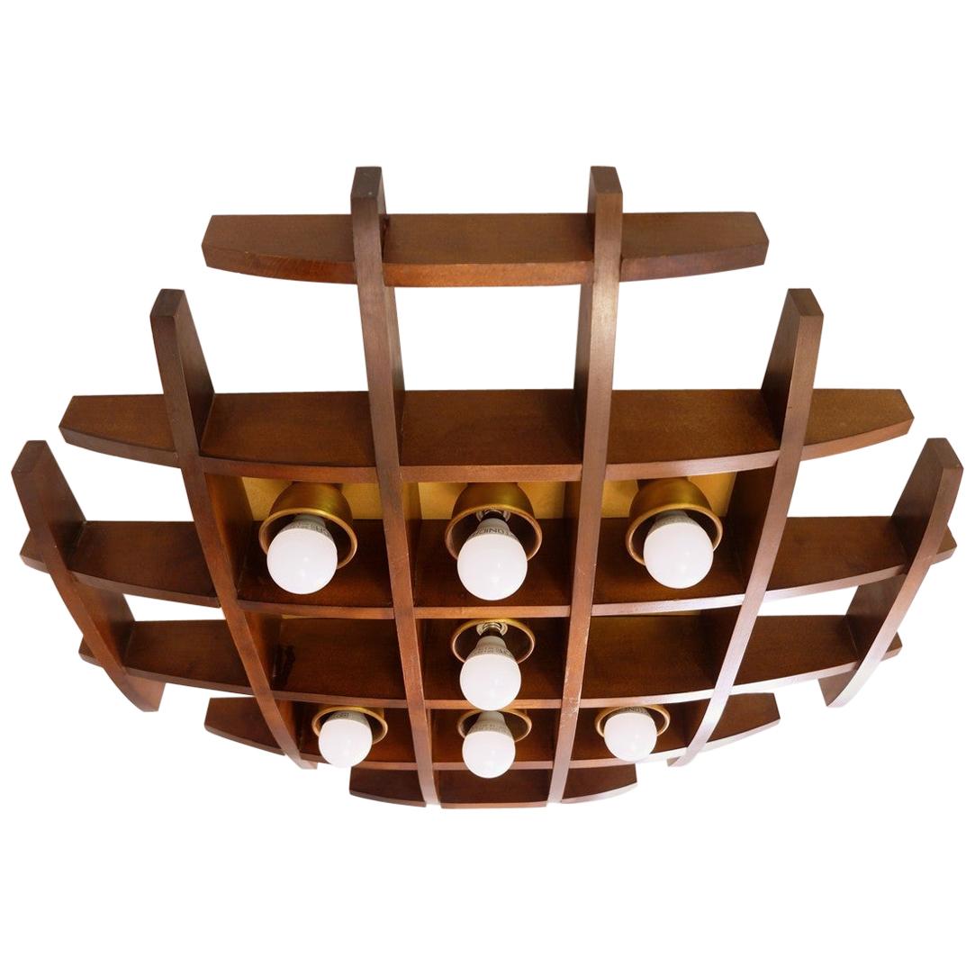 Wood Ceiling/Wall Light