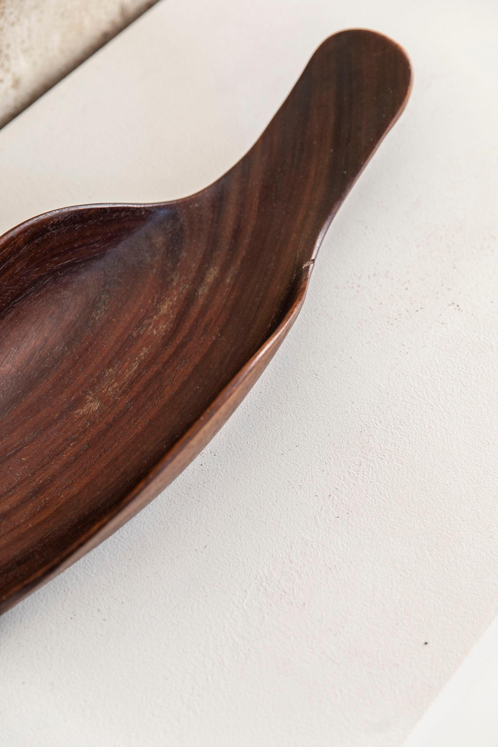 Teak Wood Centerpiece by Anri Form For Sale