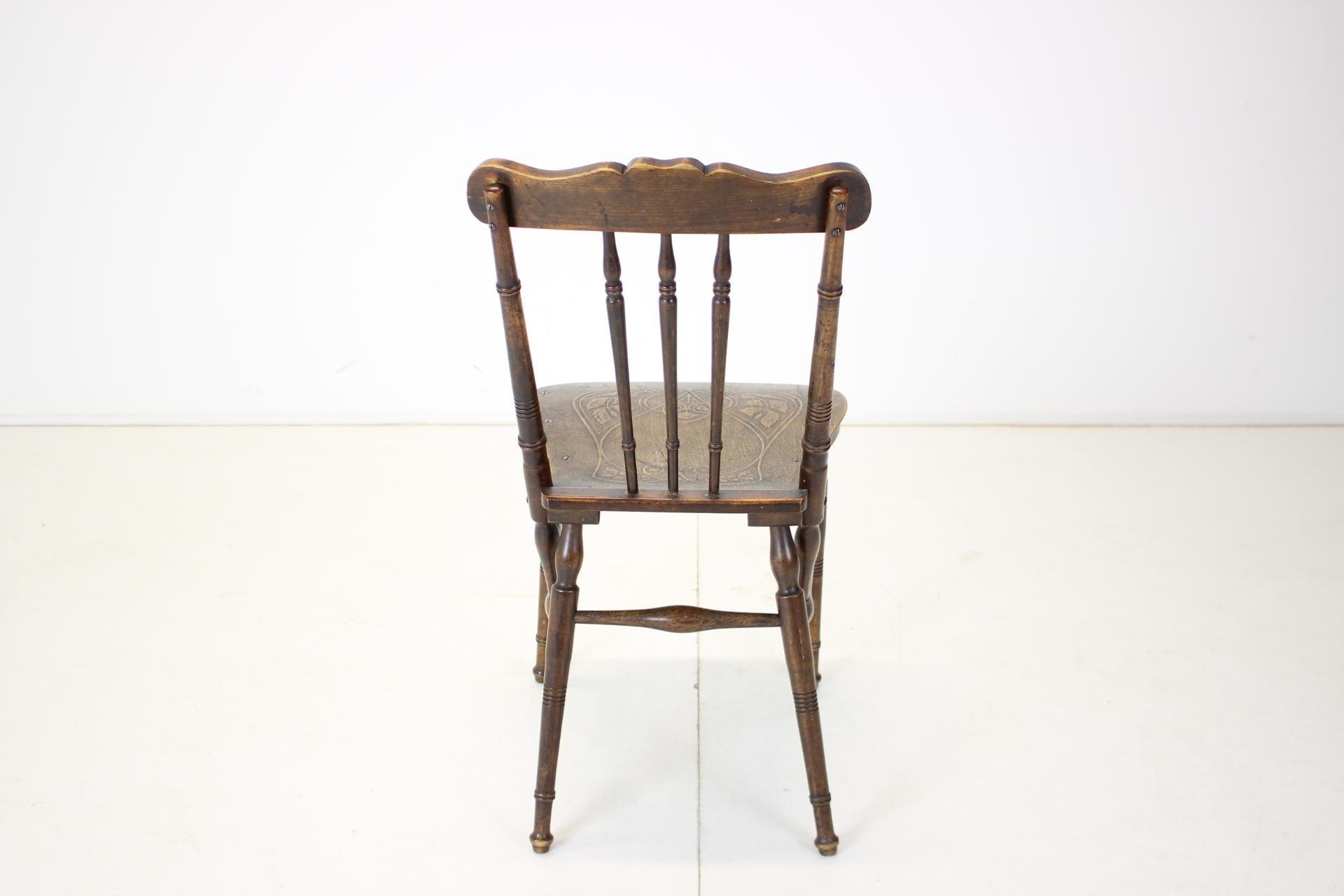 Early 20th Century  Wood Chair, Czechoslovakia, 1910s For Sale