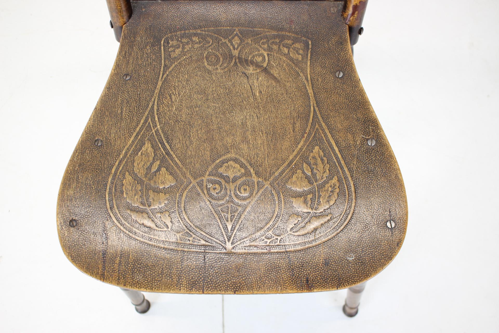  Wood Chair, Czechoslovakia, 1910s For Sale 2