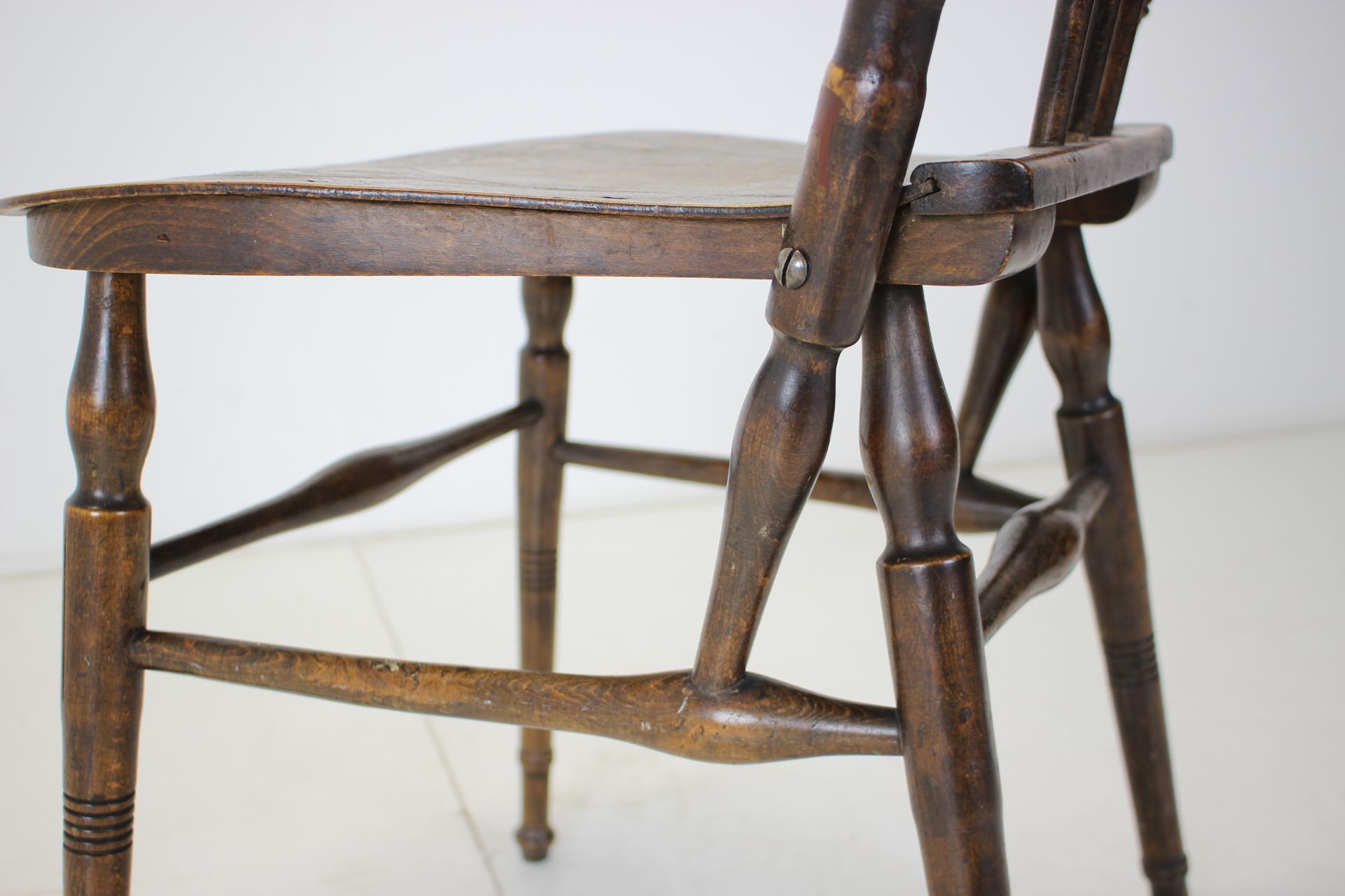  Wood Chair, Czechoslovakia, 1910s For Sale 4
