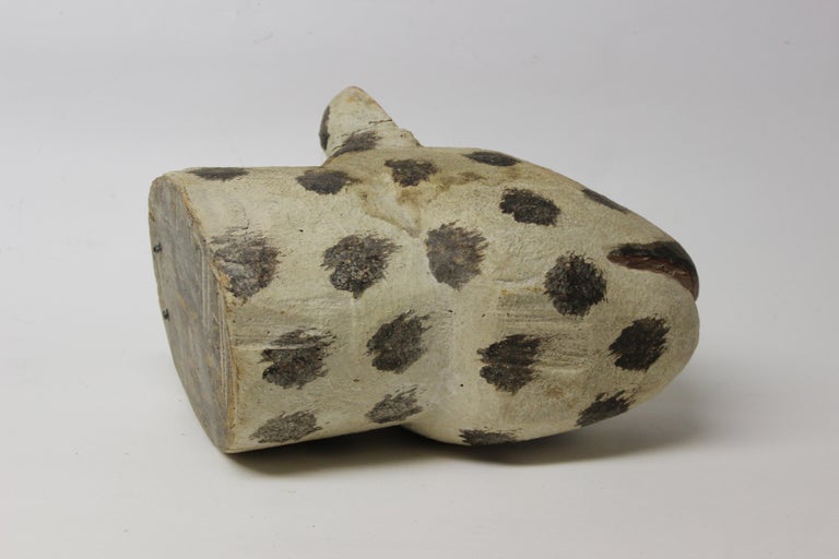 Wood Cheetah Wall Sculpture at 1stdibs