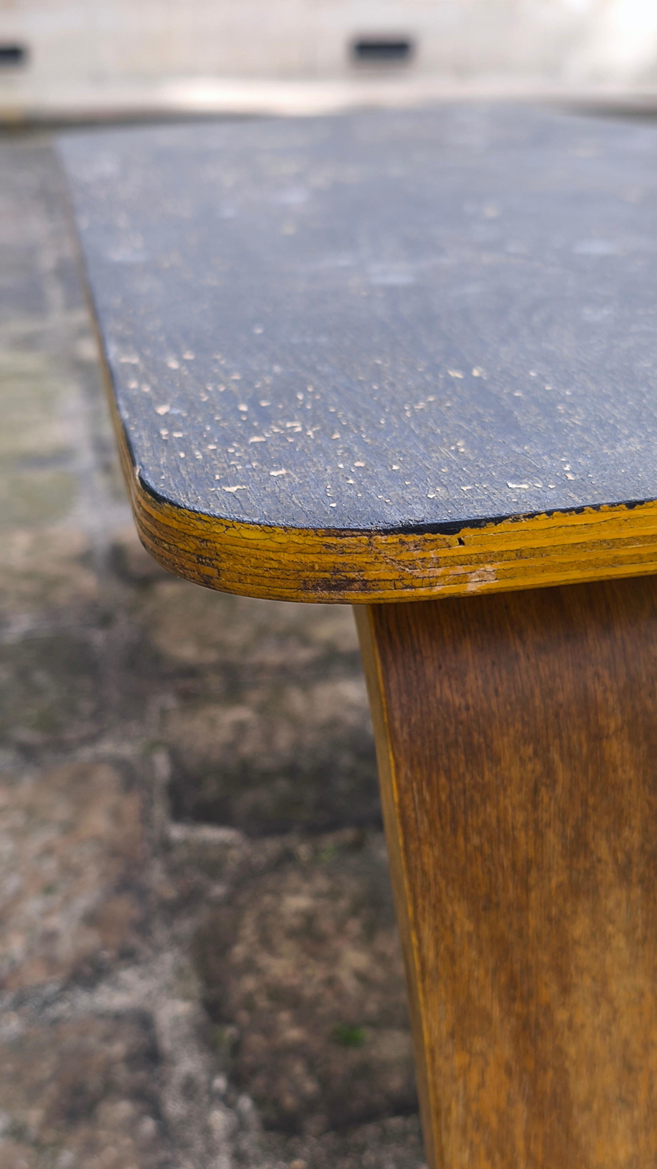 Wood coffee table, 50s, attributed to Eames Evans Herman Miller For Sale 10