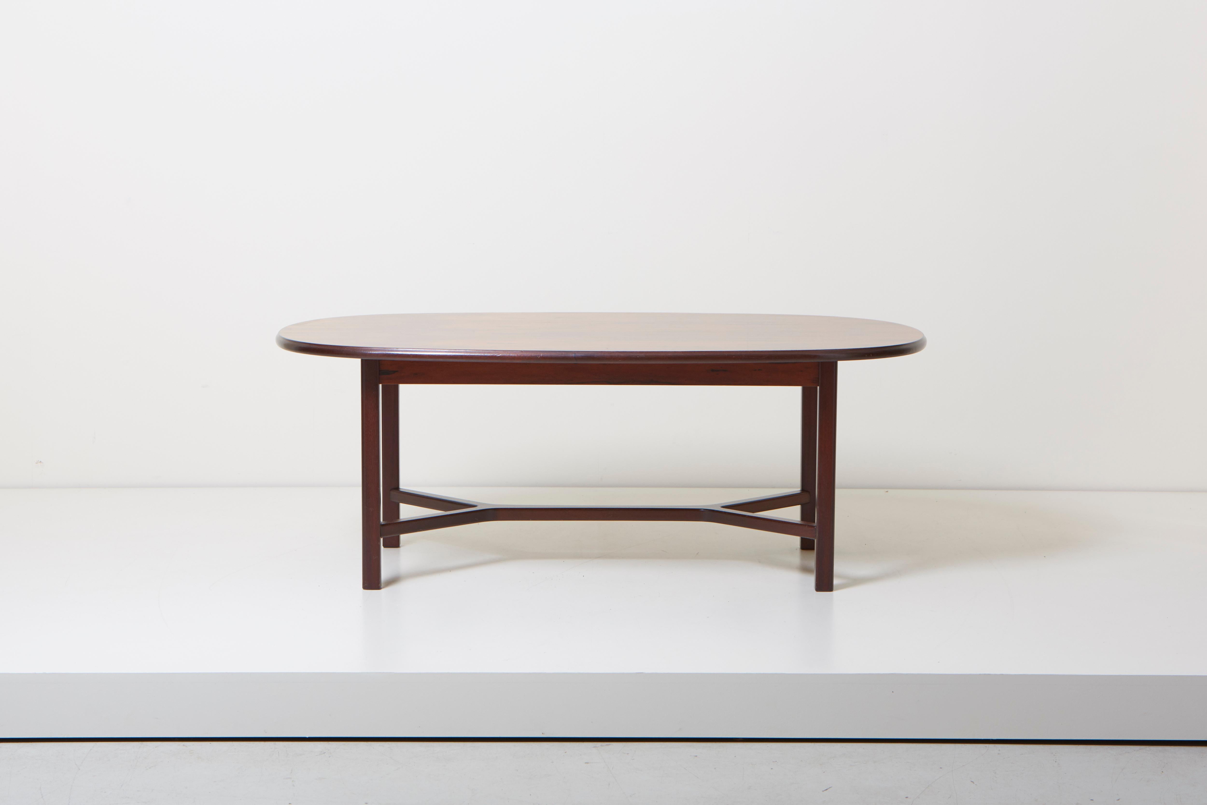 Mid-Century Modern Wood Coffee Table by Torbjørn Afdal for Bruksbo