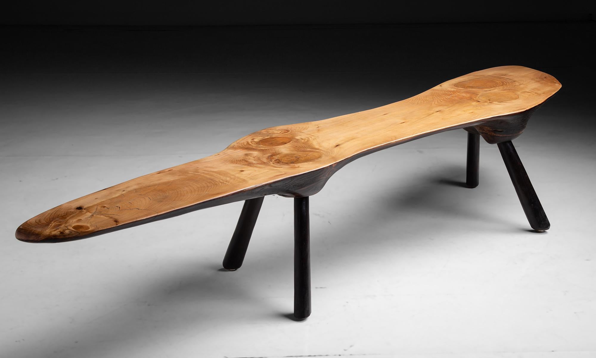Contemporary Wood Coffee Table, Made in Wales For Sale