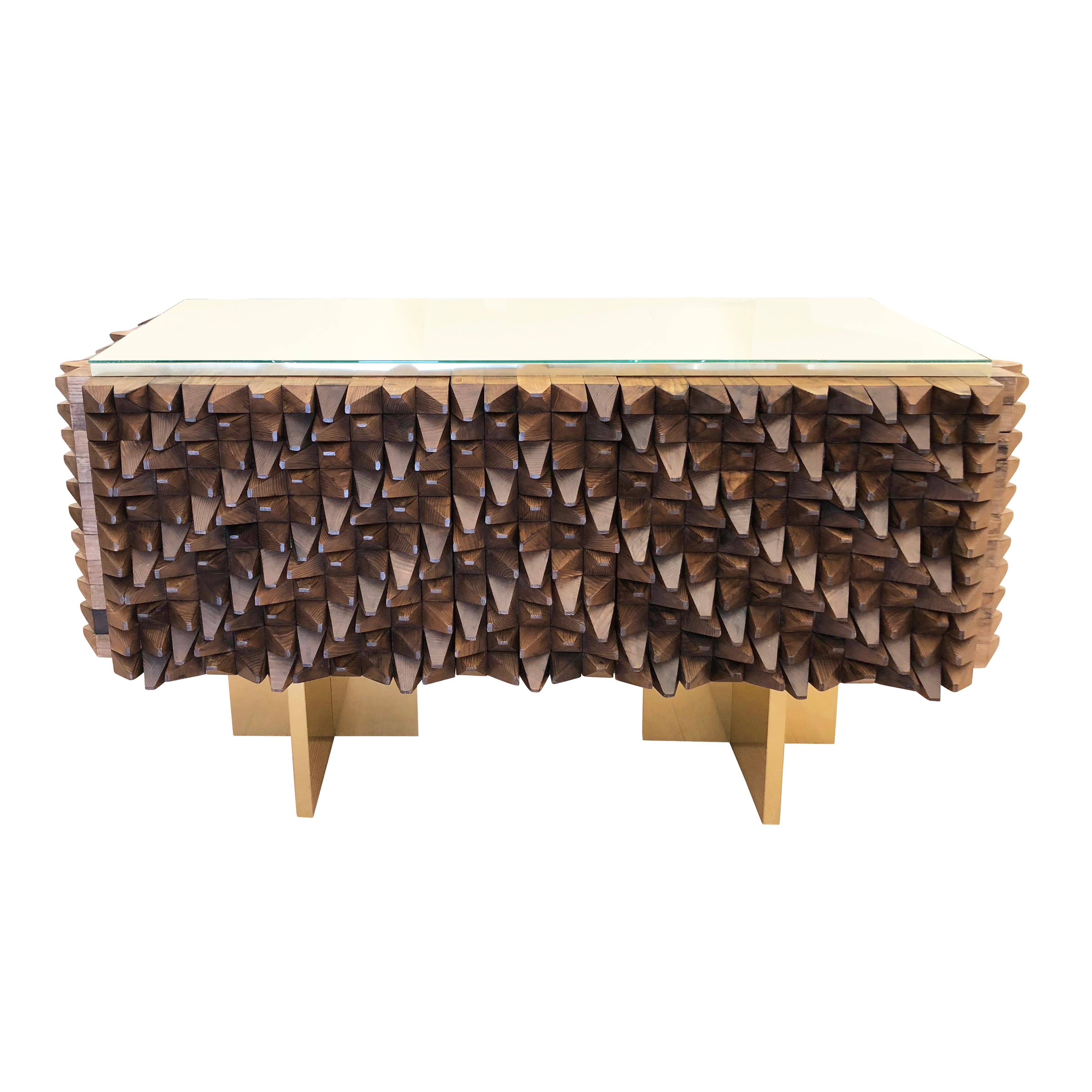 Modern Wood Credenza by Interno 43 for Gaspare Asaro