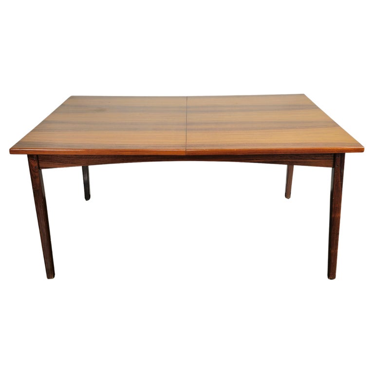 Wood Dining Room Table Extendable Large Rectangular Midcentury, Denmark ...