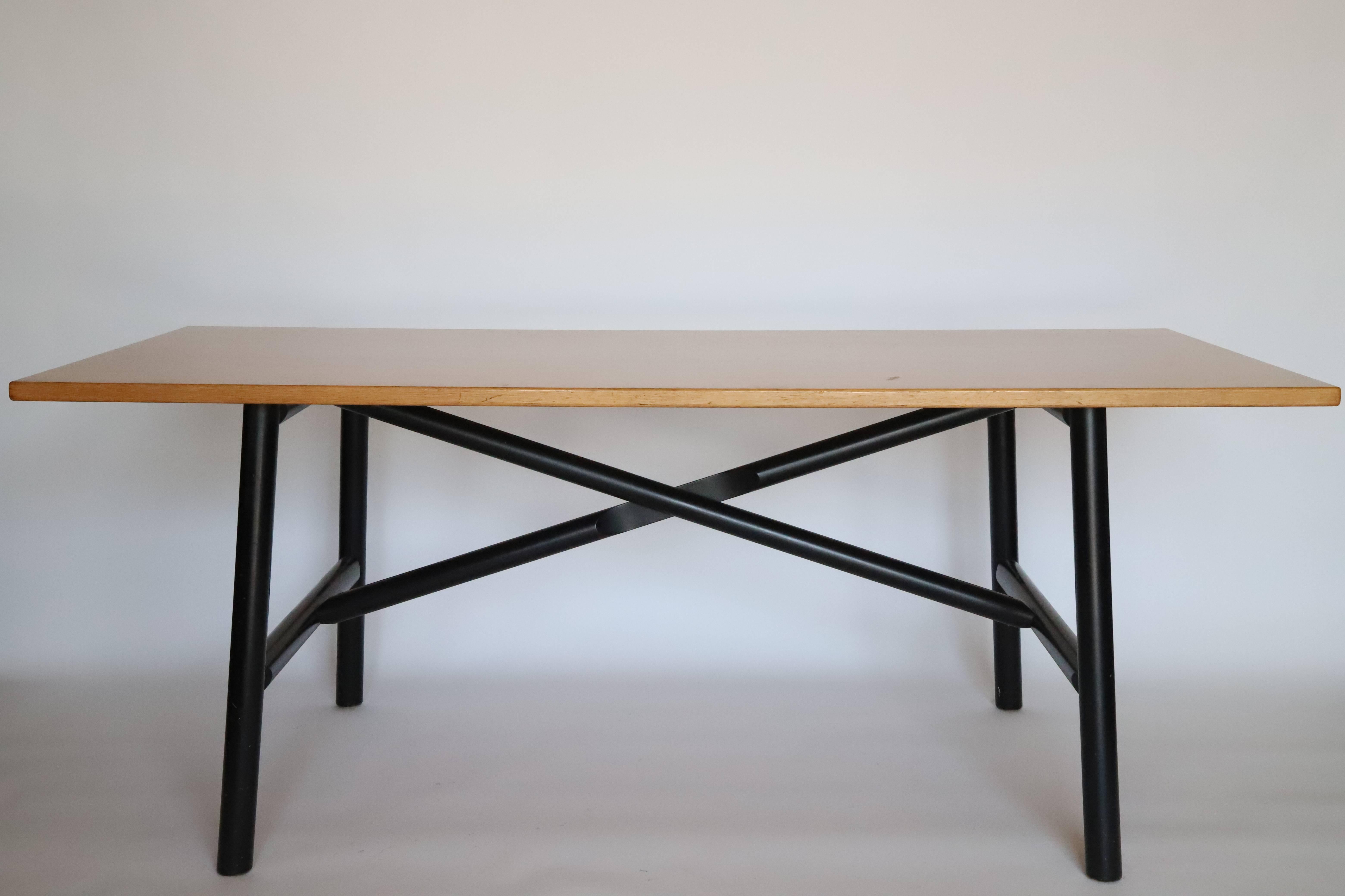 Danish Cabinetmaker Table Desk For Sale 4