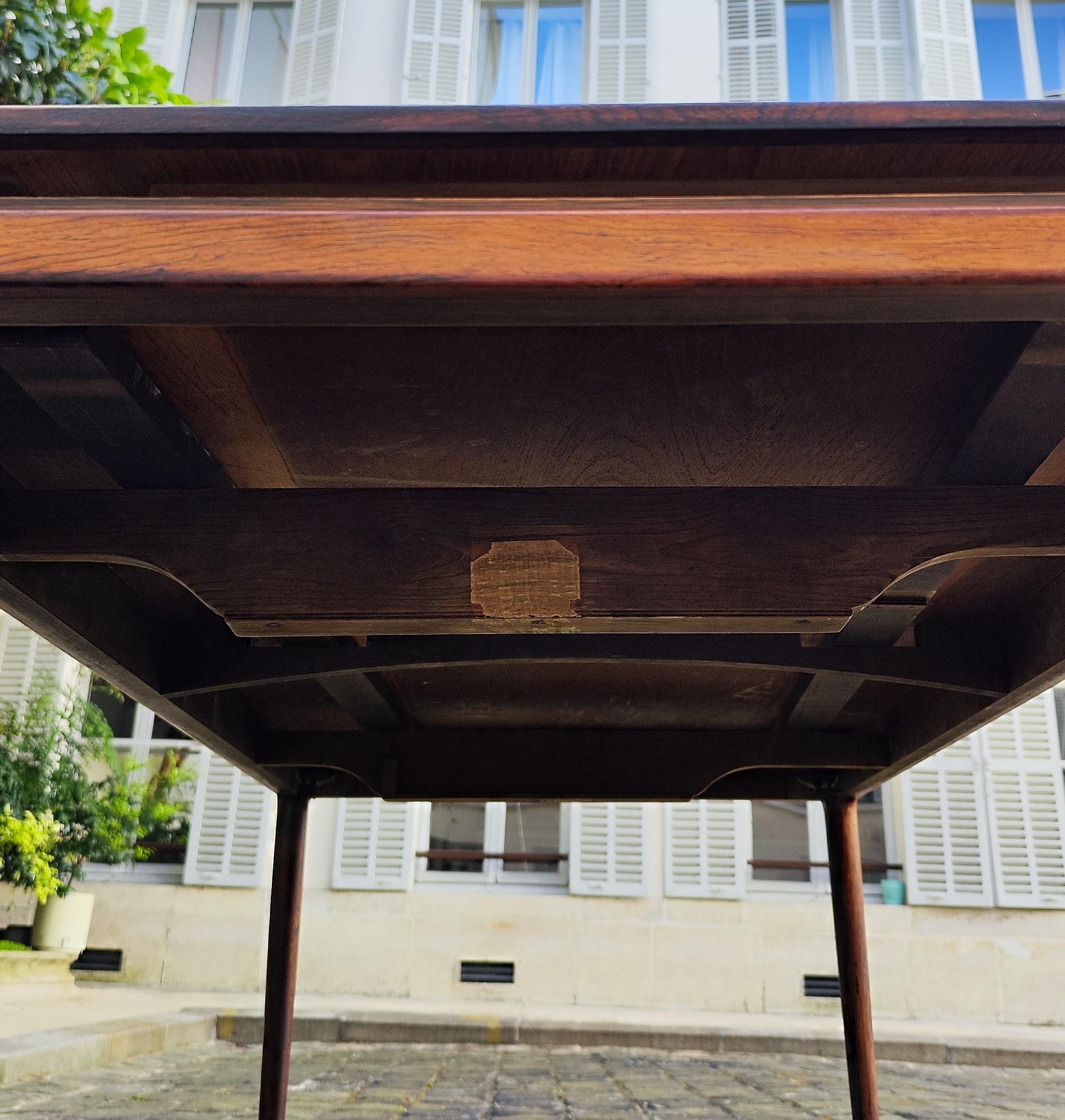 Esstisch aus Holz aus den 60er Jahren - Johannes Andersen - Dänisches Design im Angebot 4