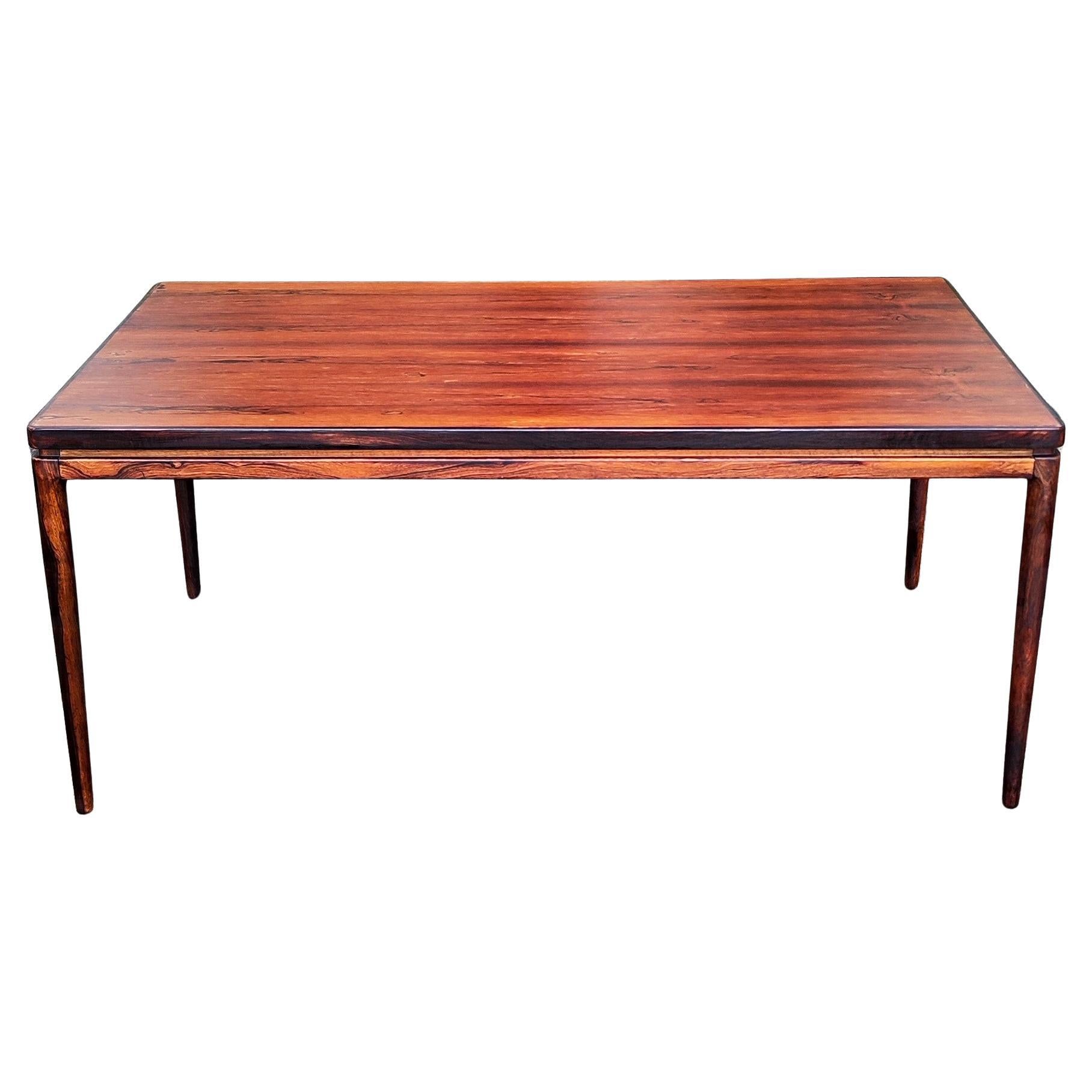 Wood dining table from the 60s - Johannes Andersen - Danish design For Sale