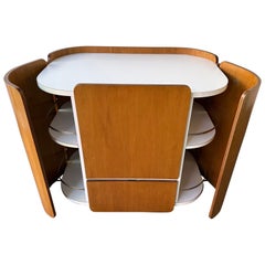 Wood Dry Barwagen von FIARM, Italien, 1960er Jahre