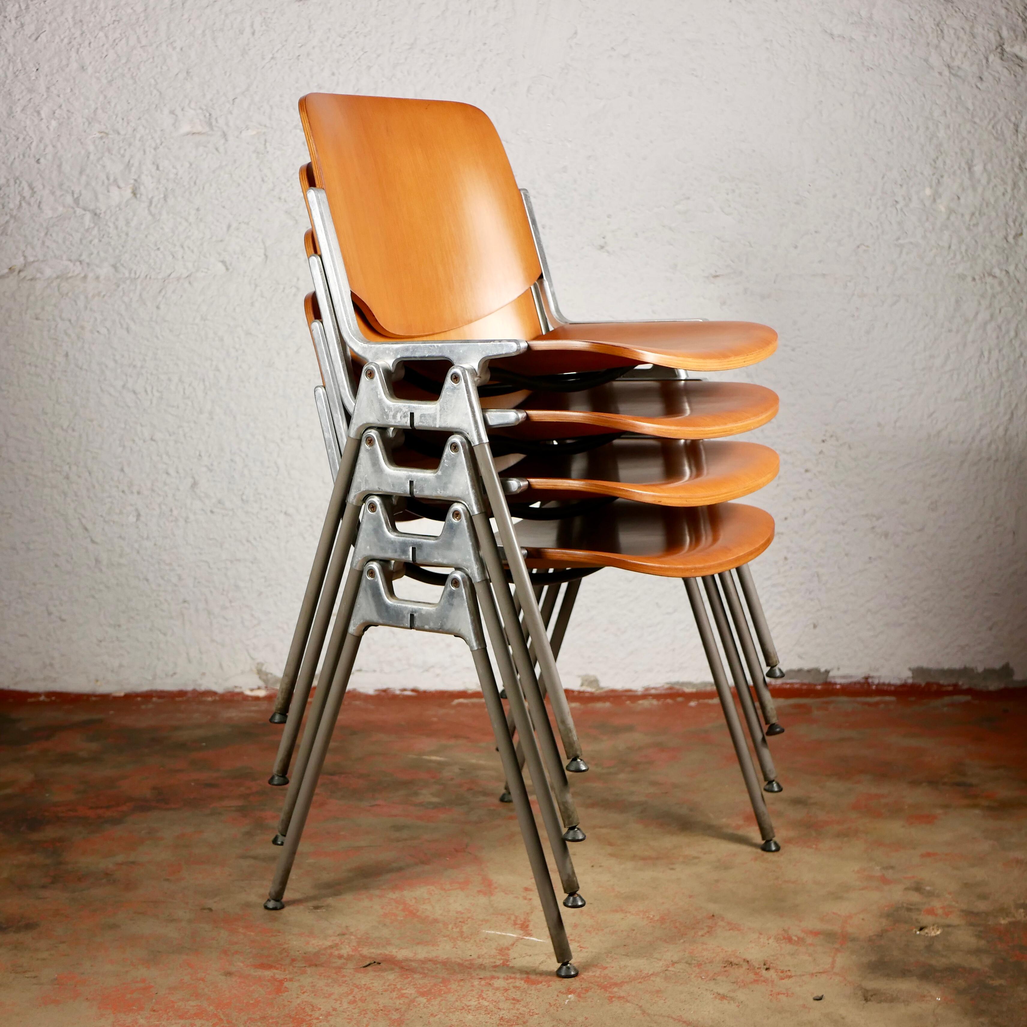 Wood DSC 106 Chair by Giancarlo Piretti for Anonima Castelli 7