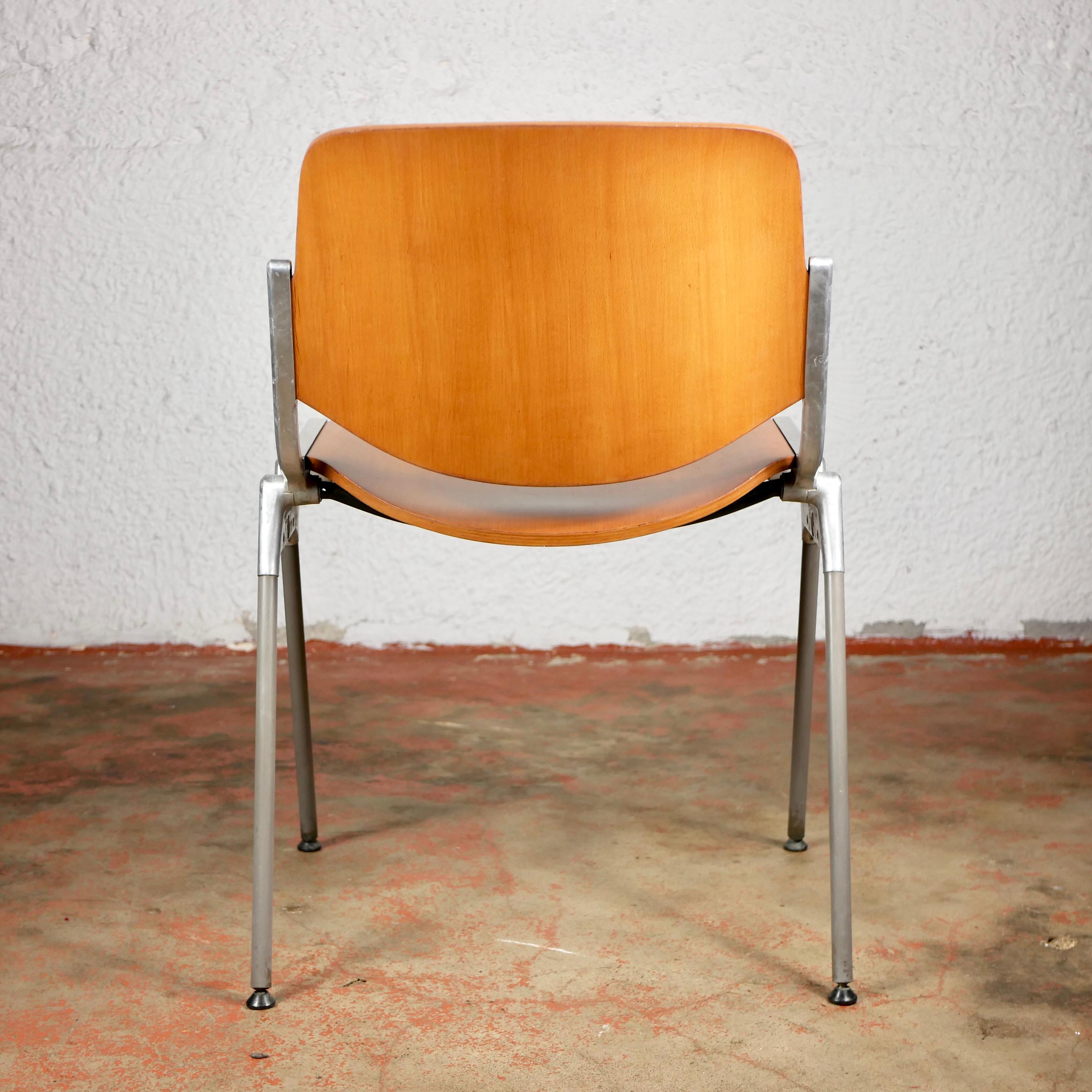 Wood DSC 106 Chair by Giancarlo Piretti for Anonima Castelli 1