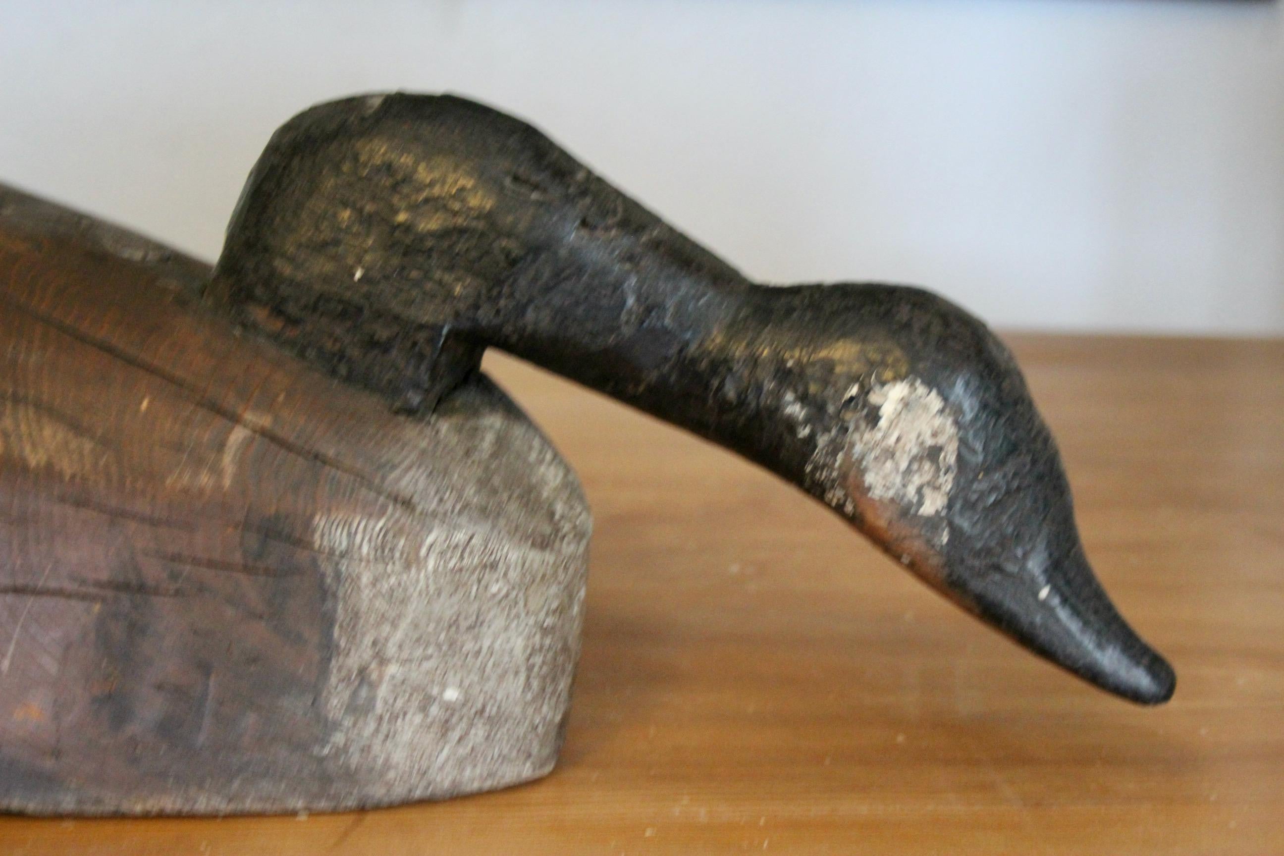 Scultura di anatra di Wood in vendita 5