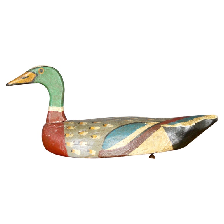 Wood Duck Sculpture For Sale at 1stDibs