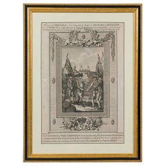 Wood Engraving of the Surrender of Cornwallis