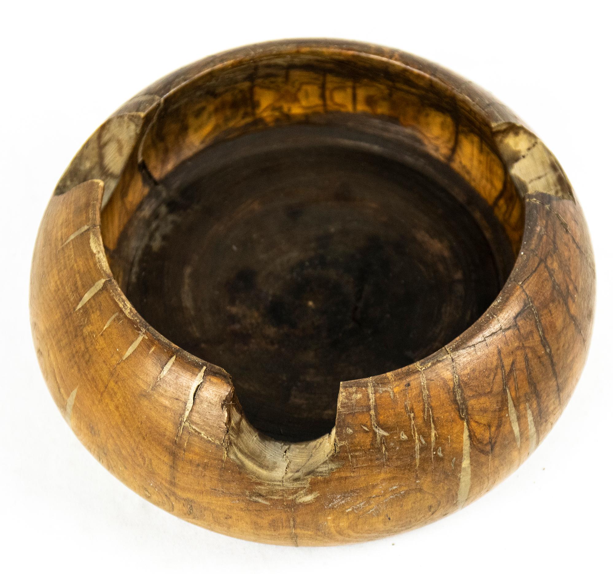 Unknown Wood Exotic Ashtray, Mid-20th Century