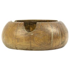 Wood Exotic Ashtray, Mid-20th Century