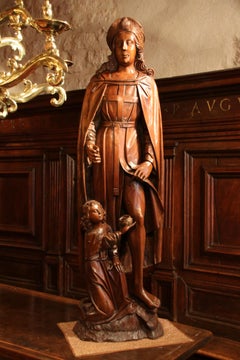 Wood Figure of Saint Roch