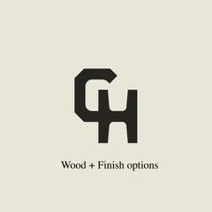 Holz + Finish-Optionen aus Holz