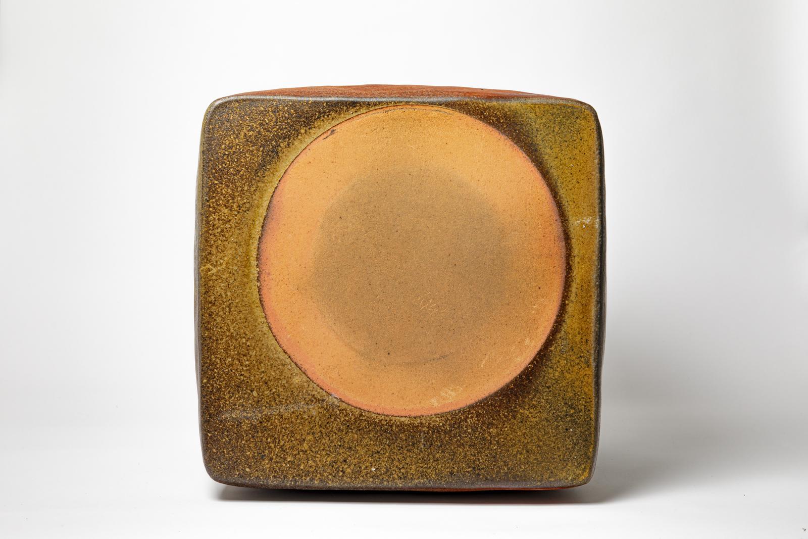 Tavolino o sgabello in ceramica Wood  di Mia Jensen, 2025. in vendita 2