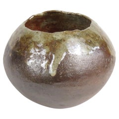 Wood-Fired Hand Built Bowl with Shino Glaze