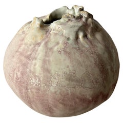 Jarrón lunar de porcelana cocida en horno de leña nº 3