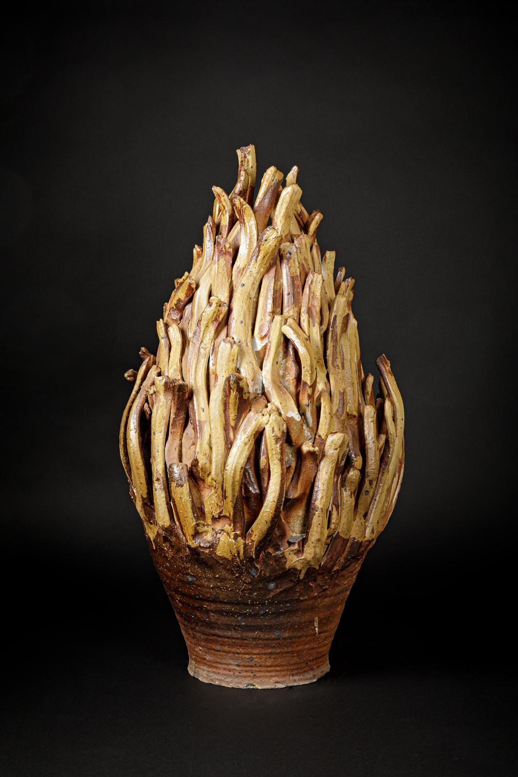 Scultura in gres Wood 